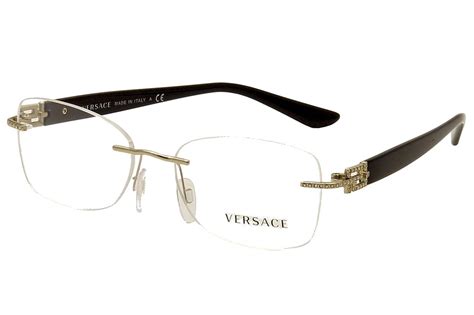 women's discontinued versace eyeglass frames|Versace rimless eyeglass frames.